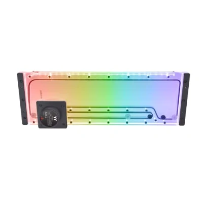 Immagine di Thermaltake Pacific Core P8 DP D5 Plus Piastra di distribuzione con Pompa Raffreddamento ad Acqua