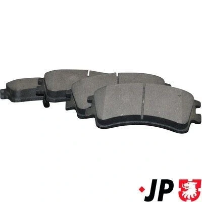 Immagine di JP GROUP 3863601210 Kit pastiglie freno Assale anteriore con segnalatore acustico usura MAZDA: 6 SW, Sedan, Hatchback