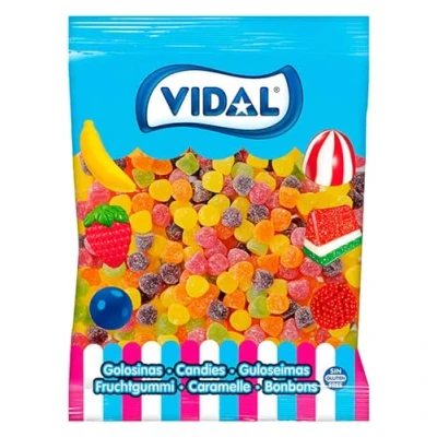 Immagine di Vidal Golosine, Gomiti Zucchero. Caramello in gomma sapori e colori assortiti rivestiti di zucchero