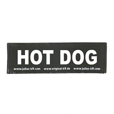 Immagine di Julius K9 162LR BB1 20066 Toppe Con Chiusura A Strappo, Nero, Baby 1, 2 Pezzi