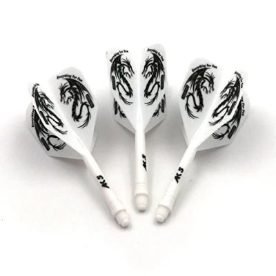 Immagine di CUESOUL ROST Dartpfeile Personalizzato Integrato Schäfte Shaft And Darts Flight Medium, Set di 3 Pezzi Dragon Pattern (CSAK 5JL2)