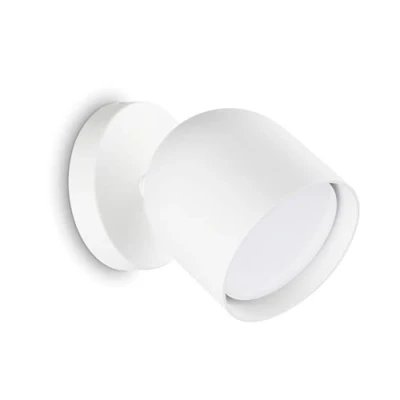 Immagine di Ideallux Ideal Lux applique Dodo, bianco, a 1 luce, metallo Ø 8,5 cm