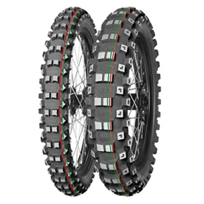 Immagine di Mitas Terra Force Mx Mh 70/100 19 42M RED GREEN FRONT NHS