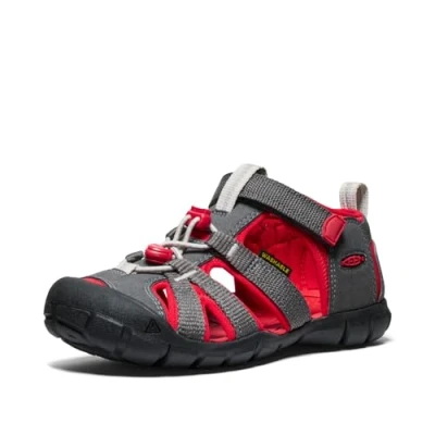Immagine di Keen Seacamp Unisex Sandali da trekking per bambini, Taglia: 24, Grey Tessuto