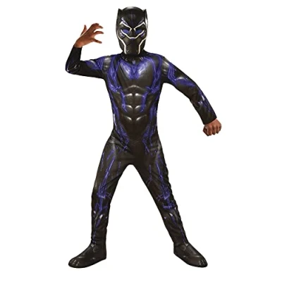Immagine di Rubie&#039;s 700658 S Vestito Classico da Black Panther Endgame per Bambina (700658 S), Multicolore, S, 700658_S