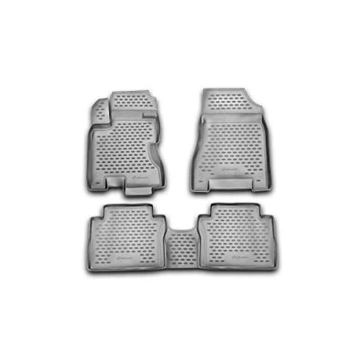 Immagine di Element tappetini in Gomma 3D Premium su Misura Adatti per Renault Koleos, MK 1 (I), 2008 2016, Fuoristrada 5 Porte, 4 Pezzi.
