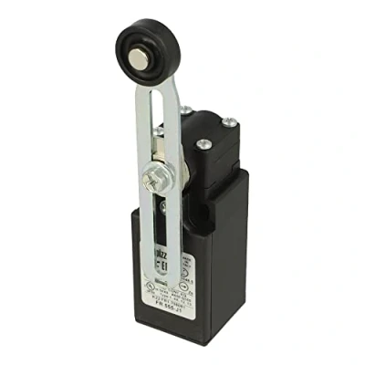 Immagine di FR 555 FR555 PIZZATO LIMIT SWITCH WITH ADJUSTABLE ROLLER LEVER, PLASTIC, PG 13.5, 1NO 1NC FAST ACTION