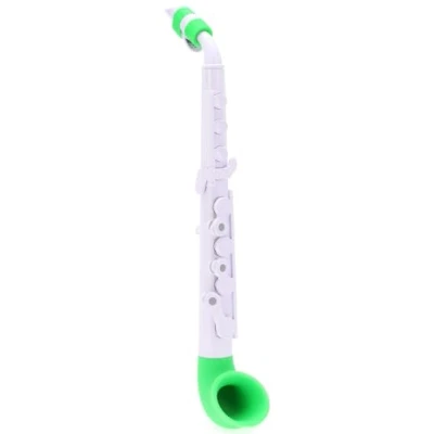 Immagine di Nuvo N520JWGN jSax 2 in bianco e verde, 2.8&quot;*13.4&quot;*5.3&quot;