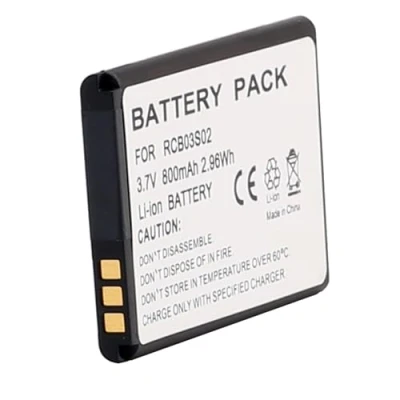Immagine di Fayerkar Batteria di ricambio per Swisstone RCB03S02 telefono cellulare, smartphone, anziani (800 mAh, 3,7 V, agli ioni litio), FDZ 76