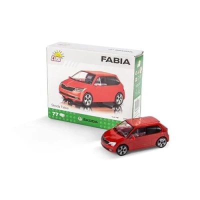 Immagine di Skoda 6V0087558 Modellino Auto Fabia Miniatura, Scala 1:35, Colore: Rosso