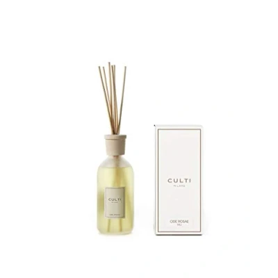 Immagine di Culti Diffusore Bastoncini Stile da 500 ml Milano Fragranza ODEROSAE, al Rosa del Marocco e osmanthus Durata 6 Mesi Metratura 40 a 60 mq Collezione 2020