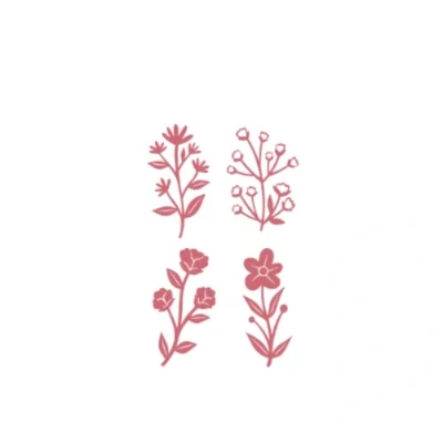 Immagine di Craftelier Set di 4 fustelle per bouquet scrapbooking, artigianato e creazione biglietti: disegni floreali Dimensioni approssimative tra 3,65 x 5,24 cm 2,51 6