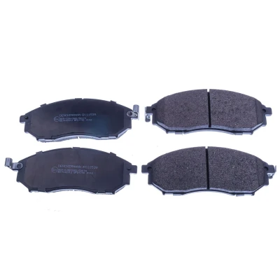 Immagine di DENCKERMANN B111539 Kit pastiglie freno con segnalatore acustico usura NISSAN: Qashqai / Qashqai+2 I, NP300 Navara Pick up, Pathfinder 3