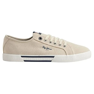 Immagine di Pepe Jeans BRADY MEN BASIC LINEN, Scarpa da ginnastica Uomo, Ecru, 25 EU