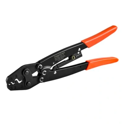 Immagine di Heschen Pinza crimpatrice per terminali a cricchetto HS 16 da utilizzare non isolati 1,5 mm² (15 5 AWG) (tipo punto)