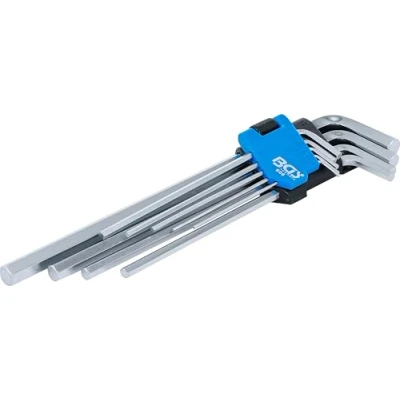 Immagine di Juego de llaves allen extra largas hexágono interior 1,5 10 mm 9 piezas