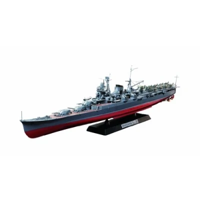 Immagine di Tamiya 300078021 Modellino di Nave da Guerra incrociatore portaerei Giapponese Mogami, II Mondiale, in Scala 1:350