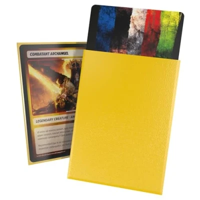 Immagine di Ultimate Guard Cortex Buste opache, 66 x 91 mm, confezione da 100 pezzi, colore: Giallo