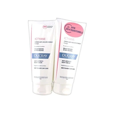 Immagine di Ducray Ictyane Crema nutriente emolliente viso e corpo 2 x 200 ml