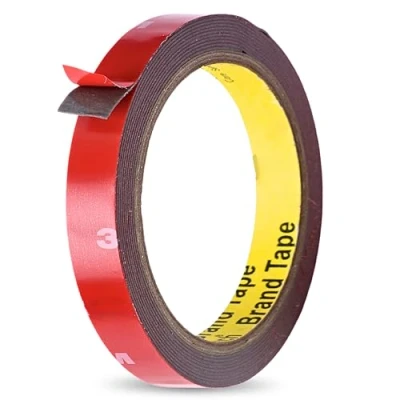 Immagine di 3M 4218P nastro adesivo in acrilico viscoelastico su entrambi i lati, professionale, metallo e superfici verniciate, extra forte (3M 4218P, spessore 1 mm, 10 mm x 3 metri