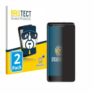 Immagine di brotect (2 Pezzi Pellicola Privacy per Huawei P10 Lite [Anti Spy, Protettiva Chiara, Blue Light Filter]