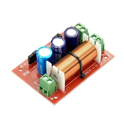 Immagine di DollaTek 400W Multi Altoparlante Regolabile Treble/Bassi Crossover Audio Filtro a 2 canali