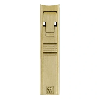 Immagine di Zwilling Tagliaunghie compatto (ultrapiatto con lima per unghie, bordo di taglio leggermente curvo, viaggiare e in viaggio, custodia pelle inclusa), premium, oro