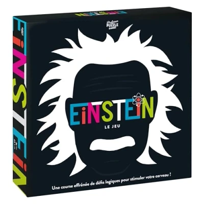 Immagine di Professor Puzzle Einstein Il Gioco D&#039;atmosfera Per Tutti I IQ 9 categorie Da 2 A 10 Giocatori Affrontare In Squadra E Sii 1 Rispondere Vincere Spazi Chiave Sul Vassoio