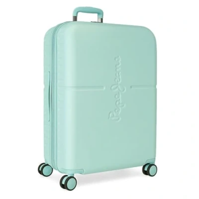 Immagine di Pepe Jeans Highlight Valigia media turchese 48 x 70 28 cm rigida ABS chiusura TSA integrata 79 L 4,32 kg 4 ruote doppie estensibile