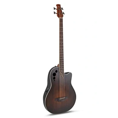 Immagine di Applause E Basso Acustico Elite AEB4 7S Mid Cutaway, a 4 Corde, Vintage con Finitura Satinata