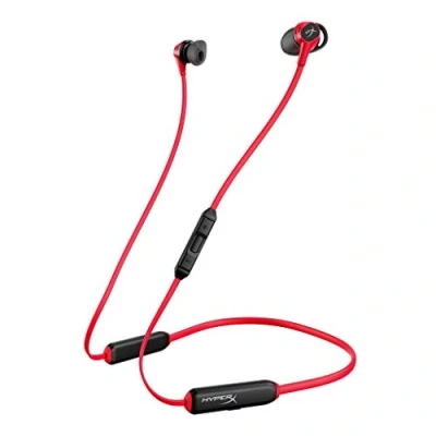 Immagine di HyperX Cloud Buds Auricolari, Connessione Senza Filo Bluetooth 5.1, 3 Misure di Copriauricolari in Silicone, Microfono Integrato e Pulsante Multifunzione, Fino a 10 Ore Autonomia, Nero/Rosso