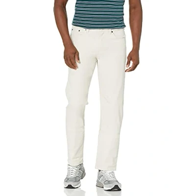 Immagine di Amazon Essentials Pantaloni in Twill Elasticizzati con 5 Tasche Taglio Dritto Uomo, Grigio Pietra, 42W / 34L