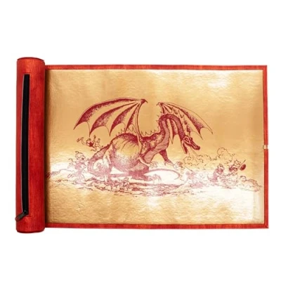 Immagine di Ultra PRO 50 anniversario dadi di scorrimento per Dungeons &amp; Dragons, tappetino, contenitore durevole, supporto compatto, giochi ruolo, accessori da collezione D&amp;D, organizzatore portatile,