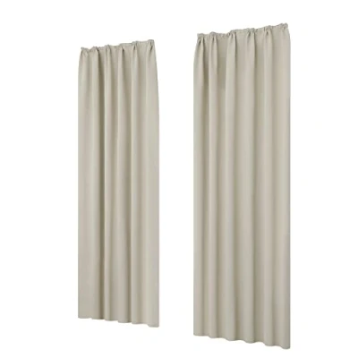 Immagine di Deconovo Tende oscuranti termiche, 290 x 140 cm (altezza larghezza), colore: crema