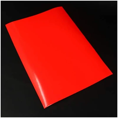 Immagine di Foglio DIN A4 autoadesivo, per artisti, plotter e il fai da te, 1 foglio, rosso fluorescente