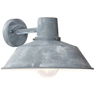Immagine di BRILLIANT lampada Humphrey da parete per esterno sospesa in cemento grigio 1x A60, E27, 60W, adatto lampade standard (non incluse) Scala a ++ E Classe di protezione IP: 44 resistente agli schizzi