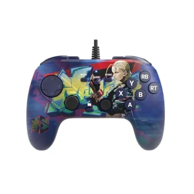 Immagine di Hori Fighting Commander OCTA (Street Fighter 6 Cammy Edition) for Windows PC Tournament Grade Wired Fightpad Officially Licensed by Capcom