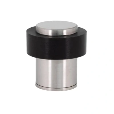 Immagine di EVI Herrajes Fermaporta acciaio inossidabile 24 x 35 mm Base filettata avvitata finitura opaca Include vite + tassello di fissaggio mod. I 199/24X35 CBAM
