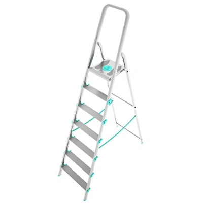 Immagine di SCALA ALLUMINIO COLOMBO 7 GRADINI PORTATA 150 KG ART. S107A07W