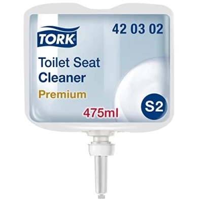 Immagine di Tork 420302 Pulisci sedile igienico/wc Premium, compatibile con sistema S2, 1 x 475 ml (475 dosi), trasparente