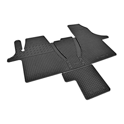 Immagine di Tappetini in gomma su misura, adatti per VW T6.1 Transporter/Caravelle/Multivan dal 2019 2 sedili