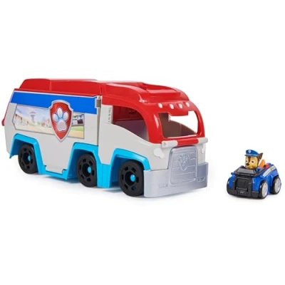 Immagine di Paw Patrol, Pup Squad Patroller, Veicolo di Squadra, Giocattolo con Auto collezionabile Chase, Giocattoli per Bambini e Bambine da 3 Anni in su
