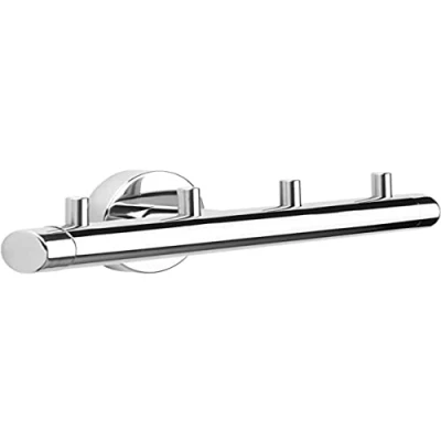 Immagine di Tiger Boston Rack con Ganci Multipli, Inossidabile, Acciaio Inox Lucidato, 19.5 x 5 5.4 cm