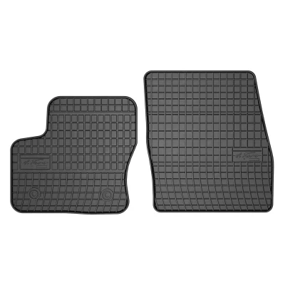 Immagine di FROGUM D0315 Set tappetino Gomma anteriore 2 nero Su misura FORD: Transit Connect V408 Van, Tourneo / Grand Station Wagon