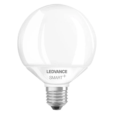 Immagine di LEDVANCE Lampada Smart LED con Wifi, base E27, dimmerabile, colore della luce variabile (2700 6500K), forma a globo, opaco, controllabile Alexa, Google e App, 1 confezione