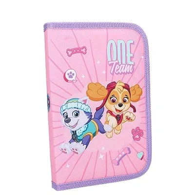 Immagine di Vadobag Astuccio SKYE da PAW PATROL con 2 Scompartimenti interni set di cancelleria matite pennarelli per la scuola