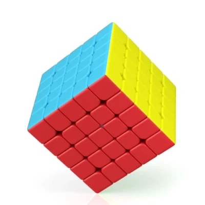 Immagine di ROXENDA Speed Cube, Stickerless Cube Solido Durevole &amp; Tornitura Regolare, Il Miglior Cubo Magico di Puzzle 3D Gira più Velocemente Dell&#039;originale(5x5x5)
