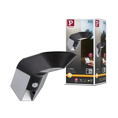 Immagine di PAULMANN 94279 Lampada solare da parete ERP: G (A G) 1 W Bianco caldo Antracite