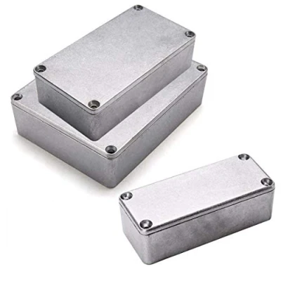 Immagine di Contenitore elettronico SUPERTOOL 119 (L) x 94 (W) 34 (H) IP54 Alluminio Elettronica Progetto Box Enclosure Outdoor/External Power Junction Completo di Connettore