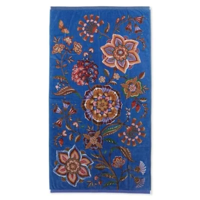 Immagine di Pip Studio Viva la Vida Asciugamano da bagno, 100 x 180 cm, colore: Blu